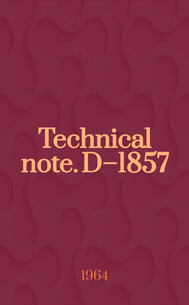 Technical note. D–1857 : Large-scale wind-tunnel tests of descent performance of an airplane model with a till wing and differential propeller thrust