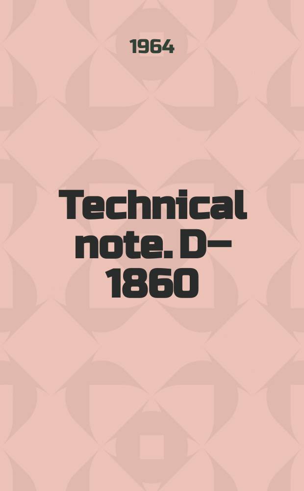Technical note. D–1860 : Application of acoustic theory to prediction of sonic-boom ground patterns form maneuvering aircraft