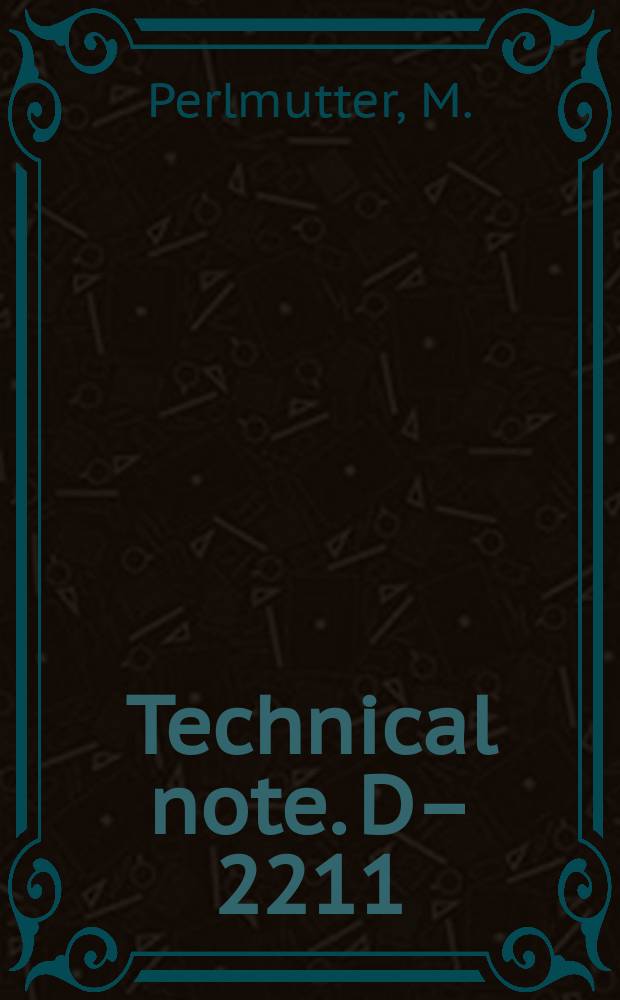 Technical note. D–2211 : Monte Carlo solution for the characteristics of a highly rarefied ionized gas flowing through a channel with a transverse magnetic field