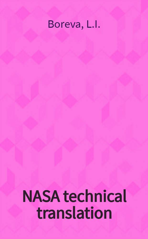 NASA technical translation : B7ibliographic index to literature on aerospace medicine and bioastronautics published in the USSR (1962-1964)