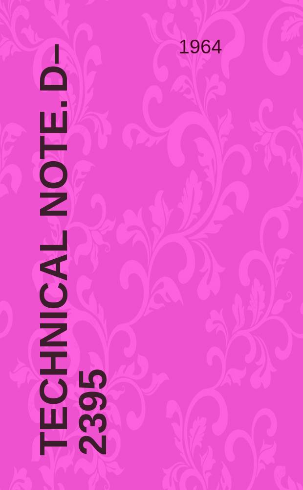 Technical note. D–2395 : Stress-intensity factors for a single-edge-notch tension specimen by boundary collocation of a stress function