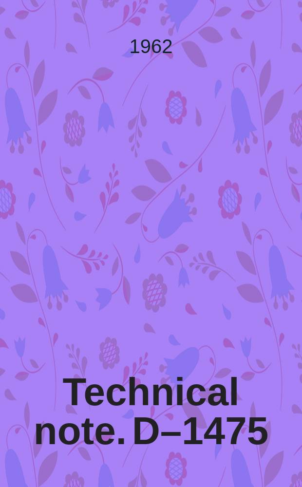 Technical note. D–1475 : Time-dependent air forces on wings with supersonic leading and trailing edges and subsonic side edges with application to a wing deforming harmonically according to a general polynomial equation