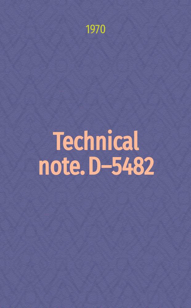 Technical note. D–5482 : External proton team characteristics