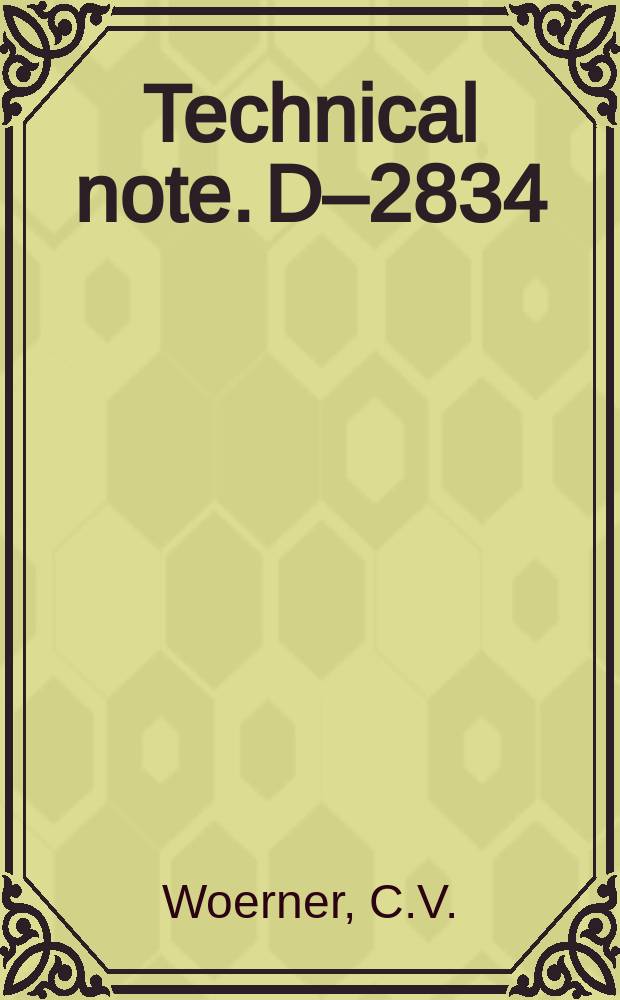 Technical note. D–2834 : Properties of two white paints for application to inflatable spacecraft titanium-dioxide-pigmented epoxy and zing-oxide-pigmented methy silicone elastomer