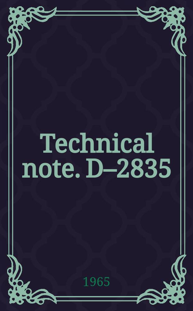 Technical note. D–2835 : Geometric shape factors for planetary-thermal and planetary-reflected radiation incident upon spinning and nonspinning spacecraft