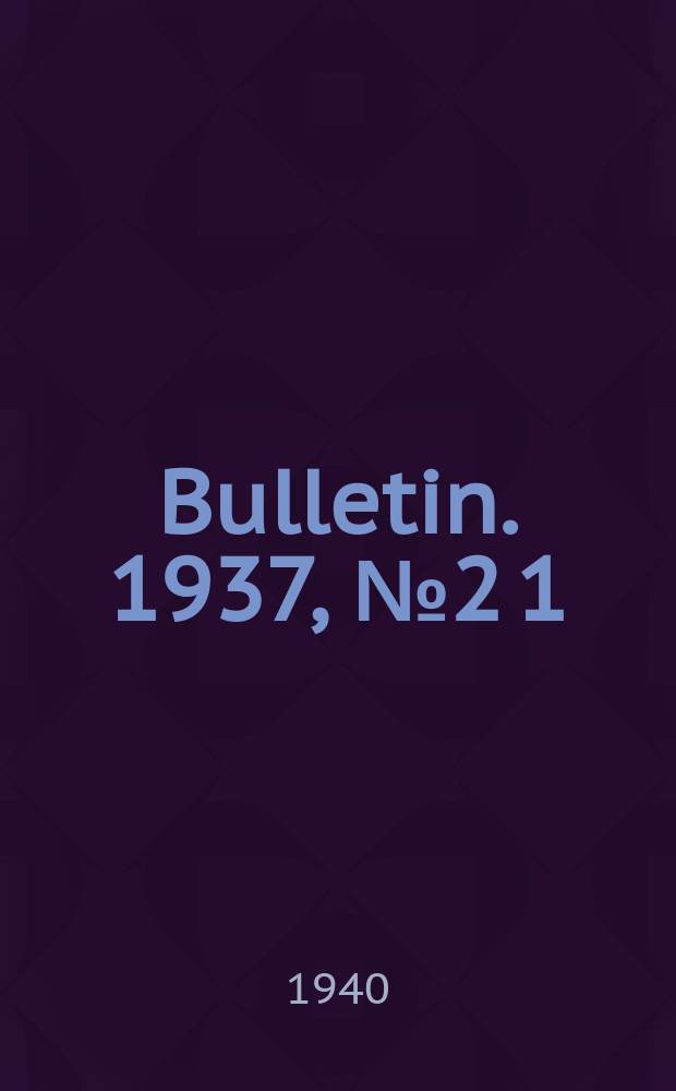 Bulletin. 1937, №2[1] : Office of education Biennial survey of education 1934-1936