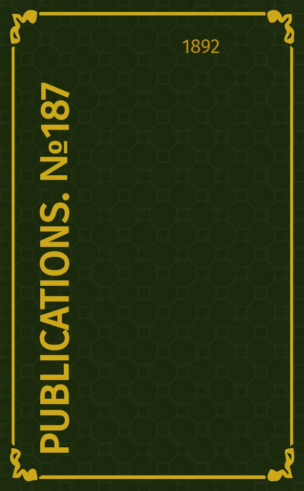 [Publications]. №187 : Analytical index to Barnard's American journal of education