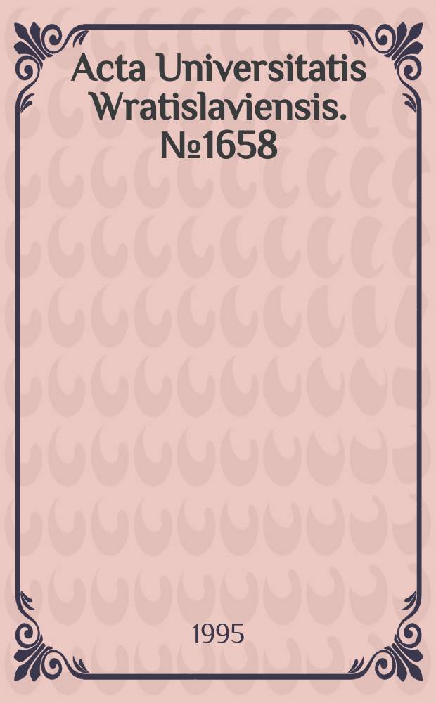 Acta Universitatis Wratislaviensis. №1658 : Partia Narodowosocjalistyczna ...