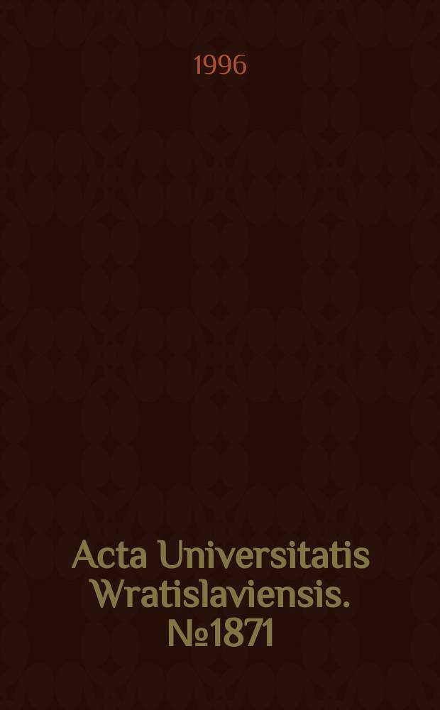 Acta Universitatis Wratislaviensis. №1871 : Związki komunalne w Polsce i w państwach Europy zachodniej