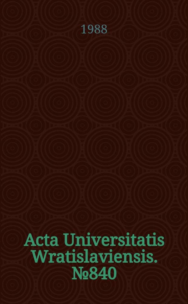 Acta Universitatis Wratislaviensis. №840 : Latopis kijowski 1159-1198