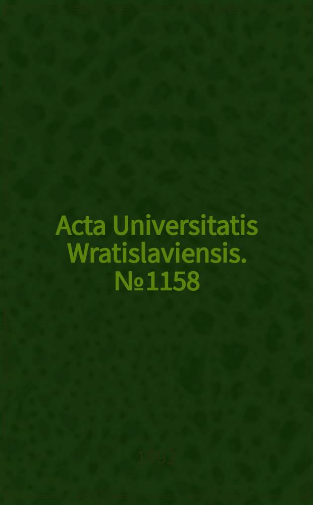 Acta Universitatis Wratislaviensis. №1158 : Pieśni białoruskie i rosyjskie śpiewane ..
