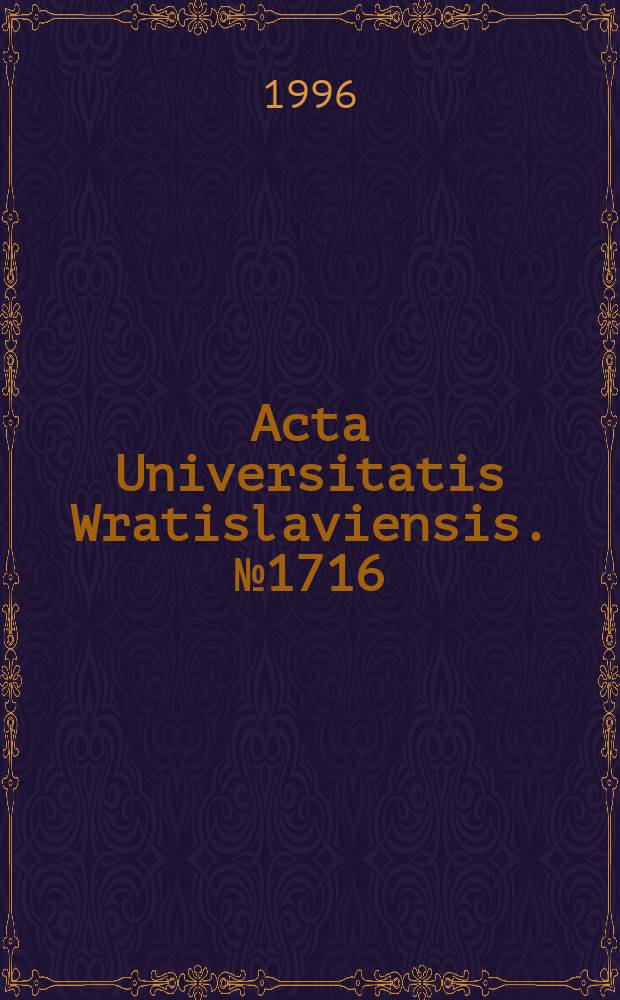 Acta Universitatis Wratislaviensis. №1716 : Pisarze rosyjscy początku XX wieku.