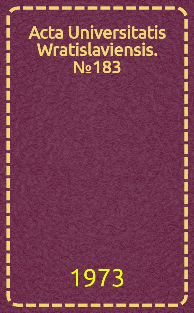 Acta Universitatis Wratislaviensis. №183 : Osada ludności kultury pucharów lejowatych w Janówku