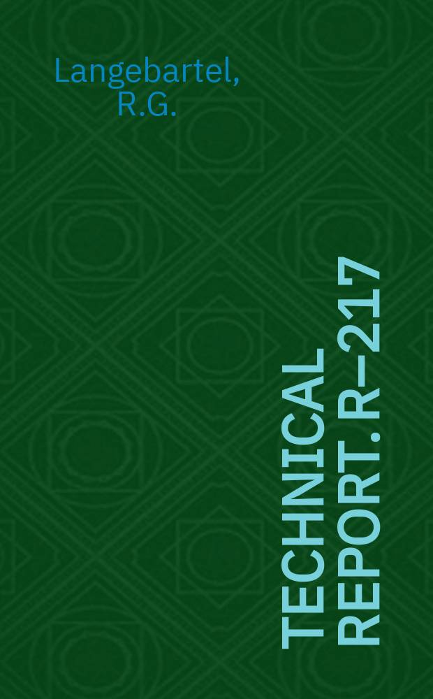 Technical report. R–217 : Liouville's equation and the n-body problem