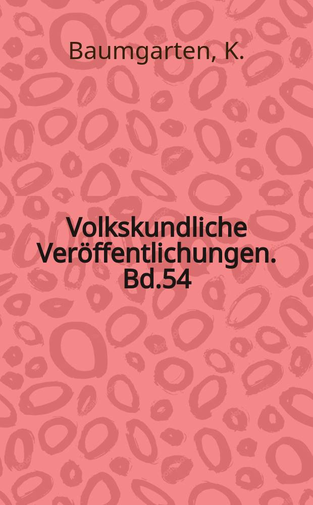 Volkskundliche Veröffentlichungen. Bd.54 : Hallenhäuser in Mecklenburg