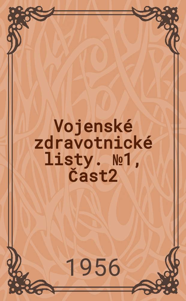 Vojensk&eacute; zdravotnick&eacute; listy. [№]1, Čast2 : Dosavadn&iacute; zku&scaron;enosti s tk&aacute;ňov&yacute;mi prepar&aacute;ty RTN