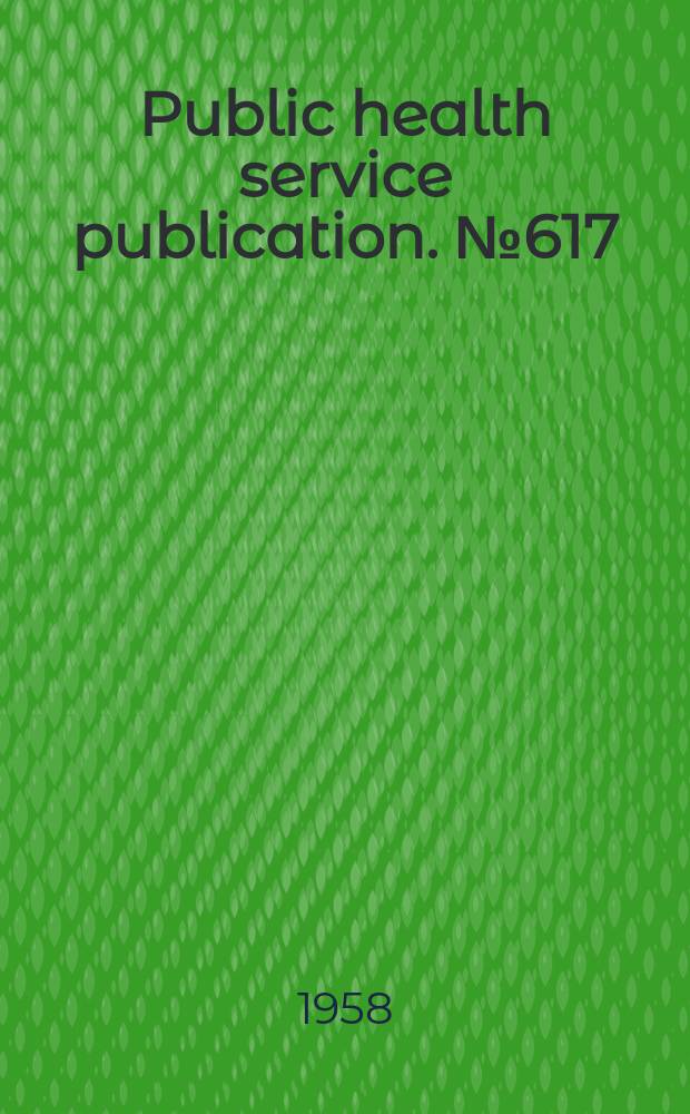 Public health service publication. №617 : Bibliography of space medicine