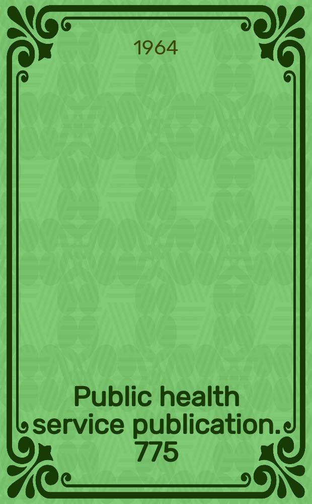 Public health service publication. 775(Rev.), Vol.6 : Municipal water facilities