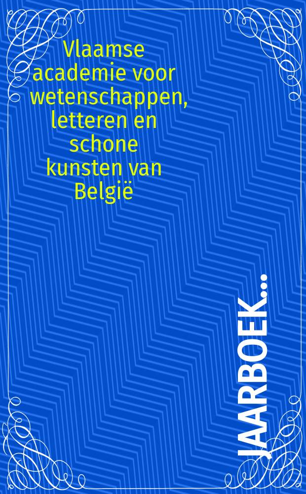 Jaarboek ...