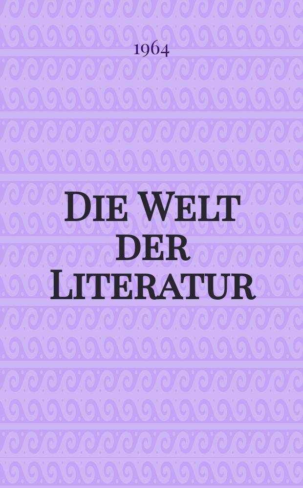 Die Welt der Literatur