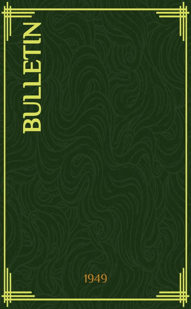 Bulletin