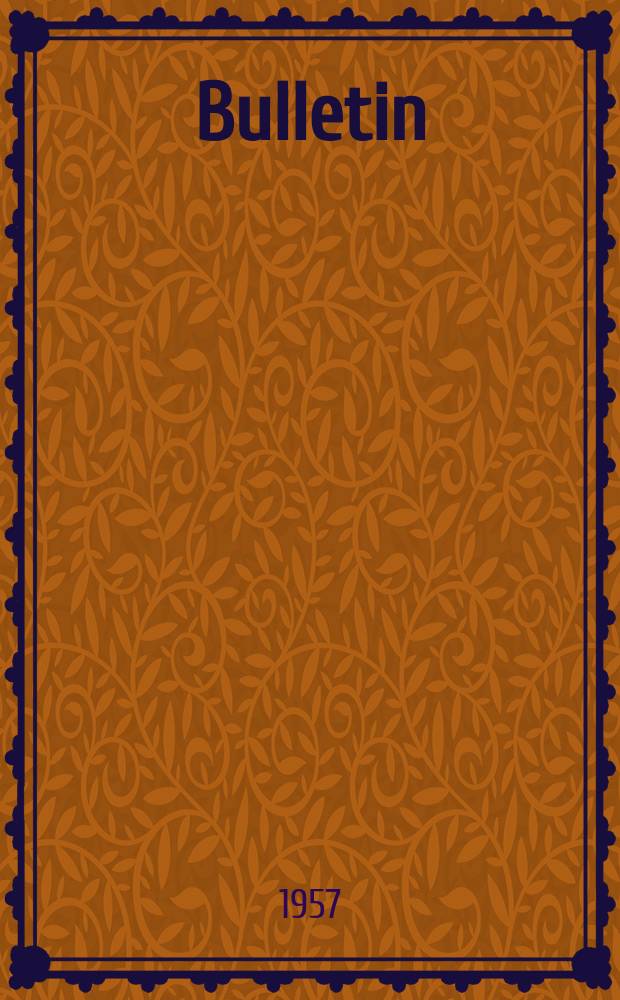 Bulletin
