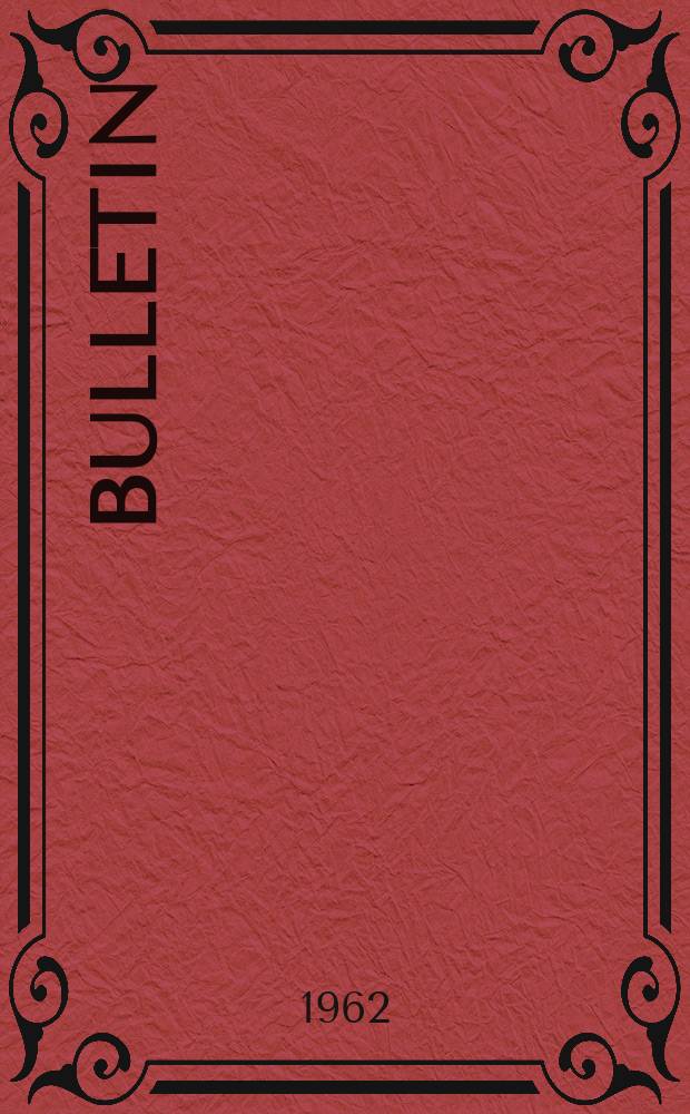 Bulletin