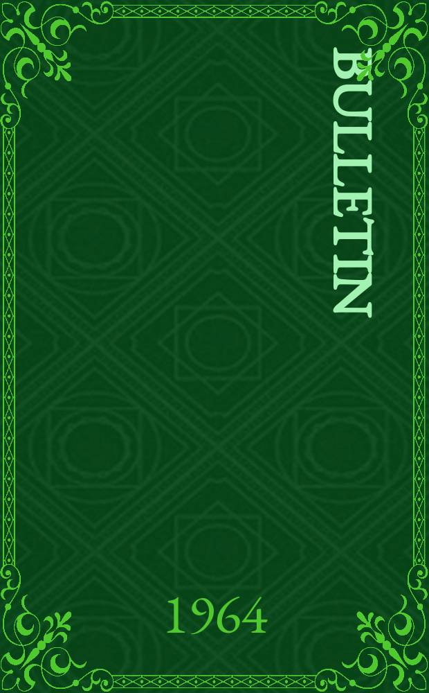 Bulletin