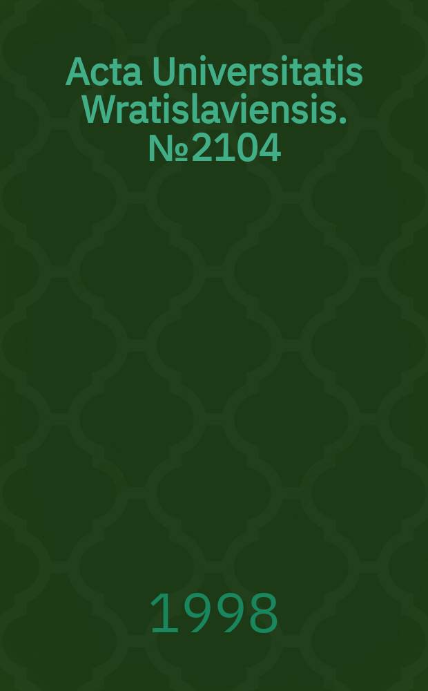 Acta Universitatis Wratislaviensis. №2104 : Twórczość Karola Wojtyły