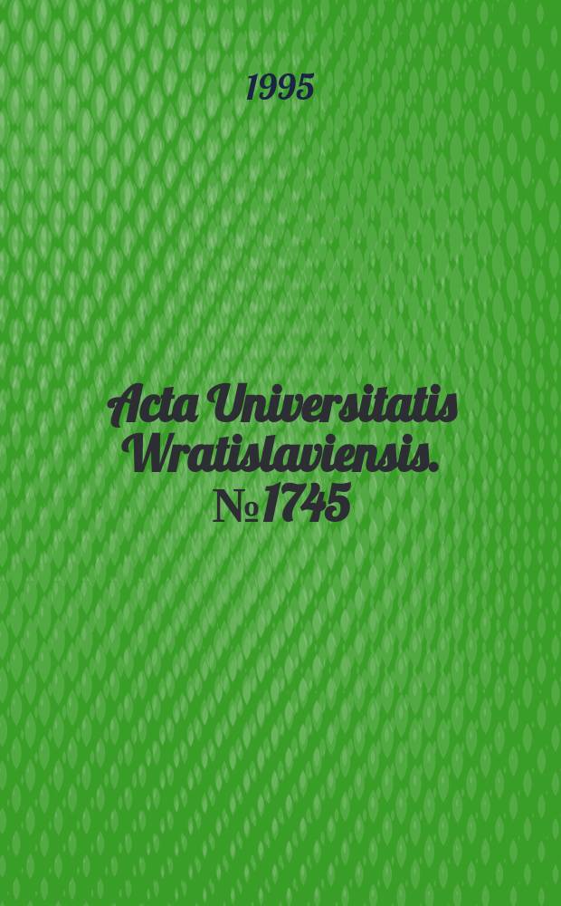 Acta Universitatis Wratislaviensis. №1745 : Prawo, źr&oacute;dła prawa i gwarancje jego zgodności z ustawa zasadnicza w projektach Konstytucji RP