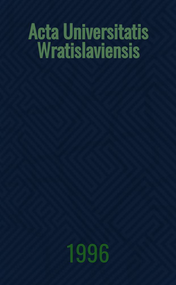 Acta Universitatis Wratislaviensis : Przeciw bezradności