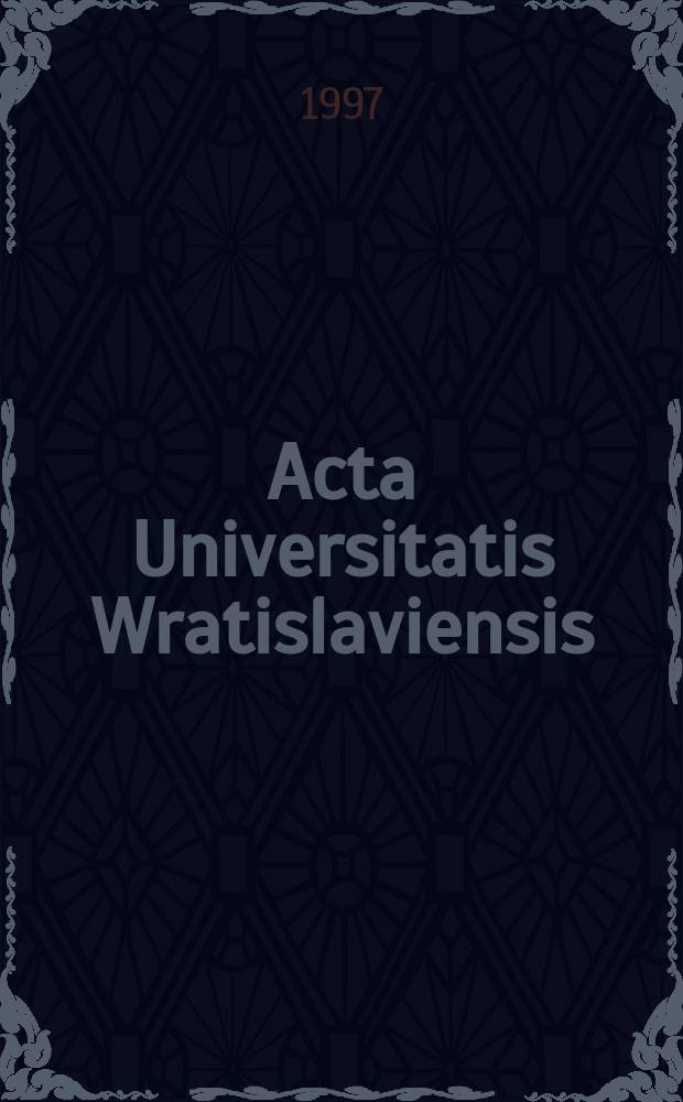 Acta Universitatis Wratislaviensis : Struktury przemysłowe w gospodarce