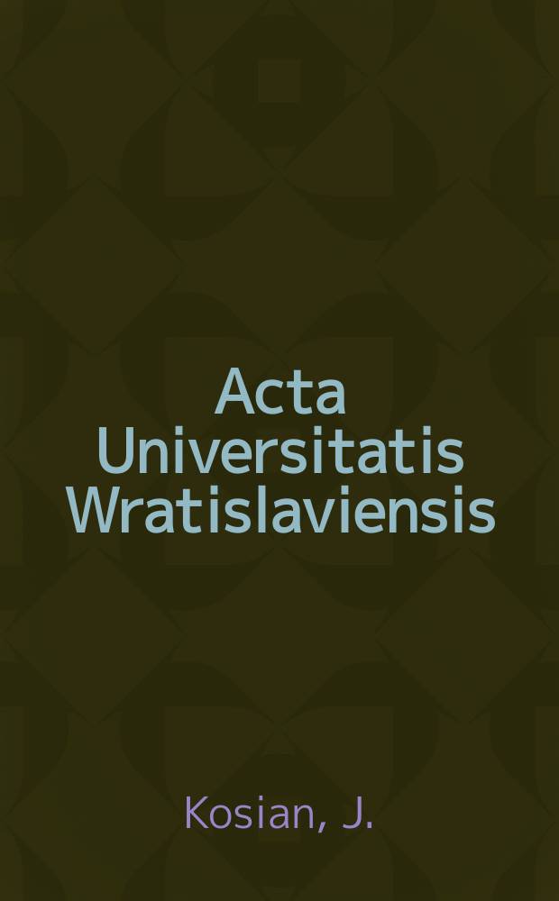 Acta Universitatis Wratislaviensis : Filozofia nadziei