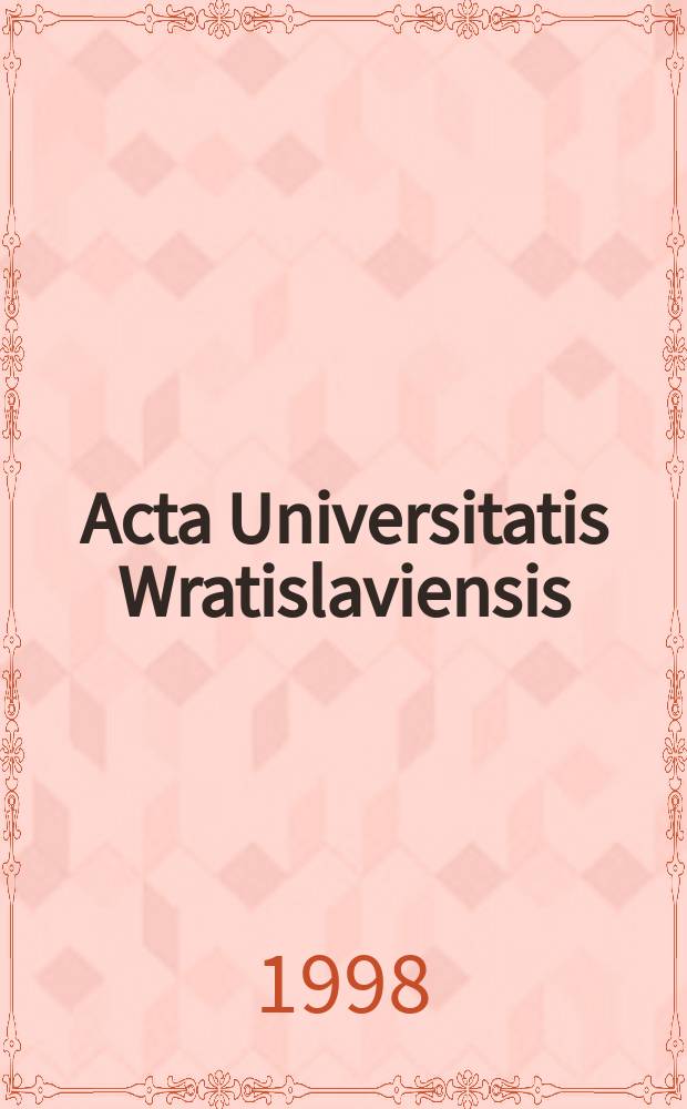 Acta Universitatis Wratislaviensis : Teorie andragogiczne