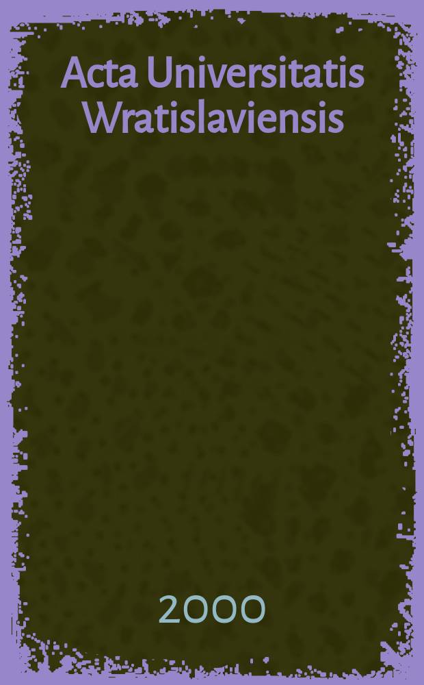 Acta Universitatis Wratislaviensis : Wyobraźnia w języku