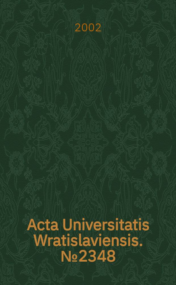 Acta Universitatis Wratislaviensis. №2348 : Koncepcje polityki narodowościowej Ukrainy