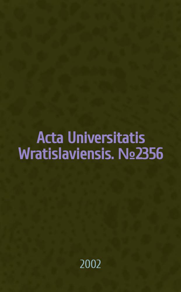 Acta Universitatis Wratislaviensis. №2356 : Marketing polityczny w teorii i praktyce