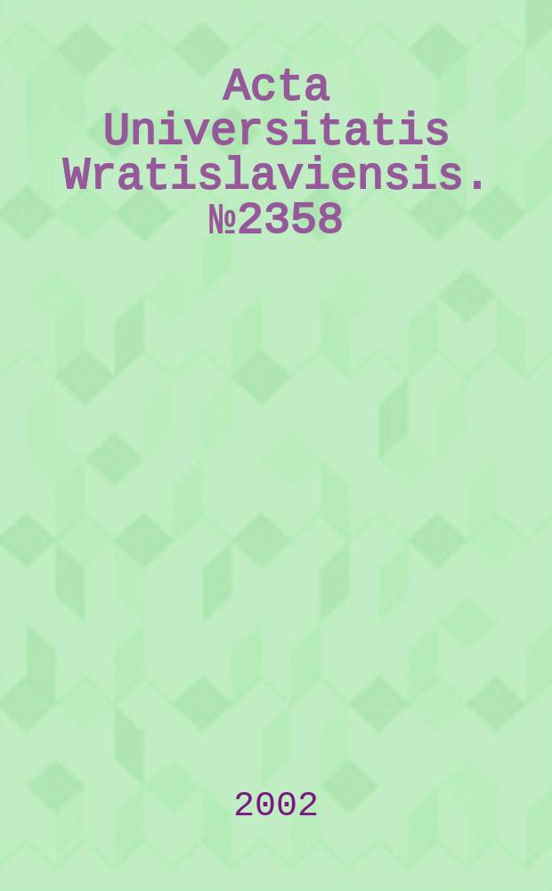 Acta Universitatis Wratislaviensis. №2358 : Polacy i niemcy na Ziemi Kłodzkiej 1991-2000