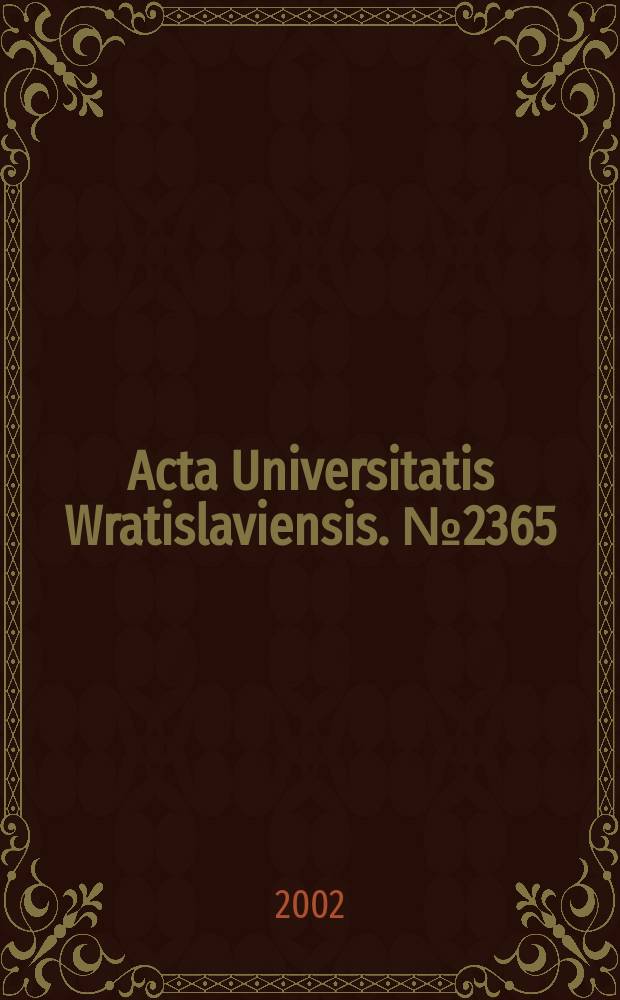 Acta Universitatis Wratislaviensis. №2365 : Boje na łamach