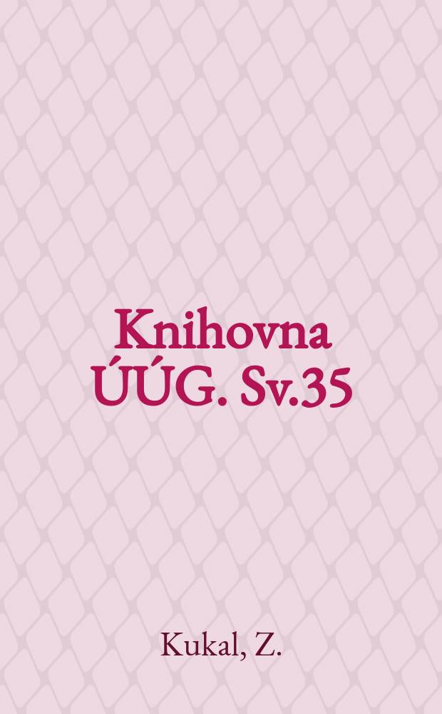 Knihovna &Uacute;&Uacute;G. Sv.35 : Hlubokomořsk&eacute; sedimenty ve světle modern&iacute;ch v&yacute;zkumů