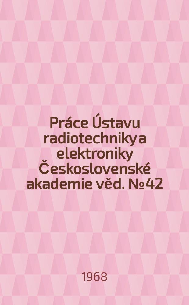 Pr&aacute;ce &Uacute;stavu radiotechniky a elektroniky Československ&eacute; akademie věd. №42 : Realisierung digitaler Filter mit Abtast - Haltegliedern