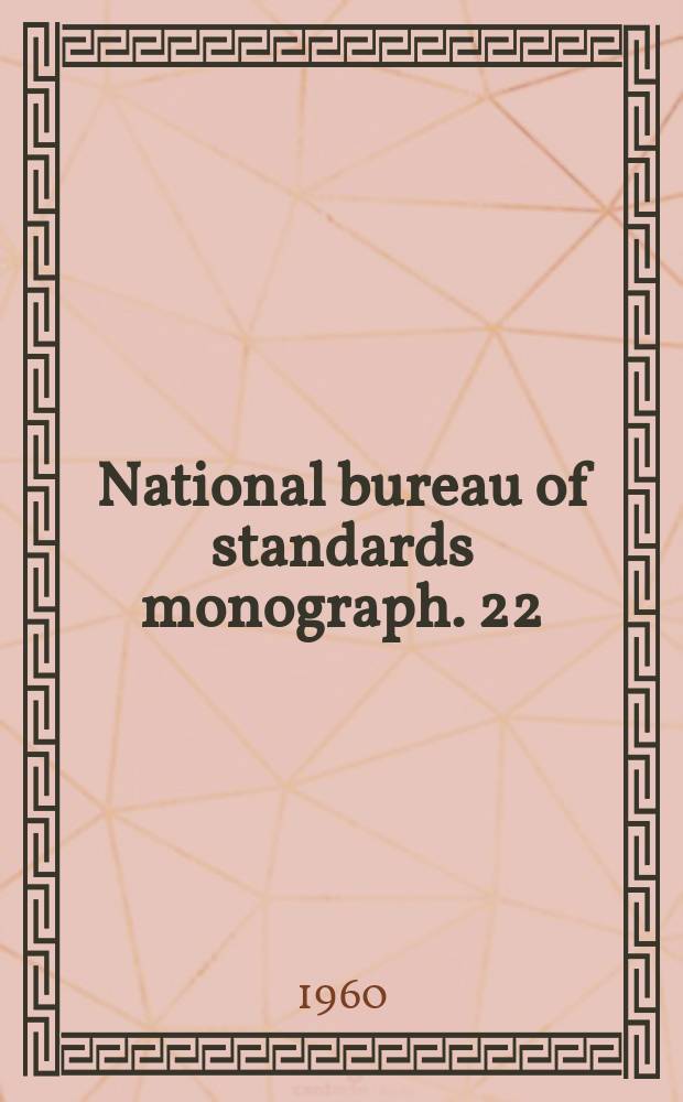 National bureau of standards monograph. 22 : Climatic charts and data of the radio refractive index for the United States and the world