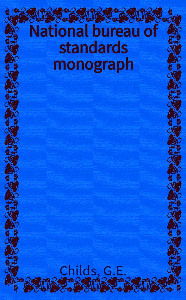National bureau of standards monograph : Thermal conductivity of solids...