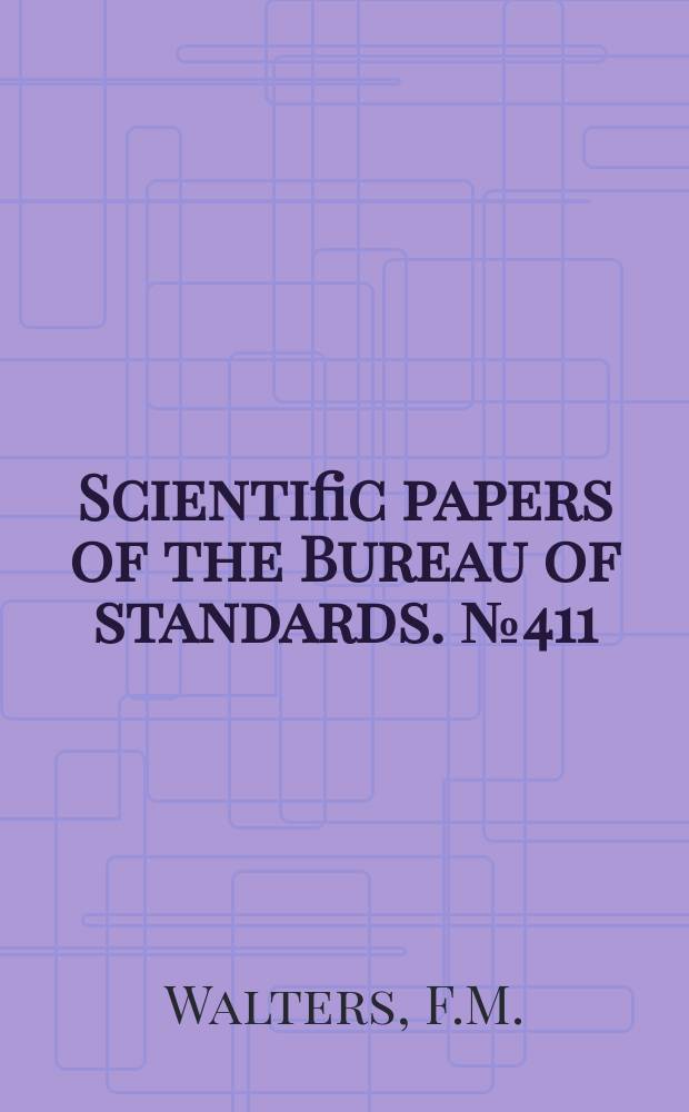 Scientific papers of the Bureau of standards. №411 : Wave - length measurements in arc spectra photographed in the yellow, red, and infra - red