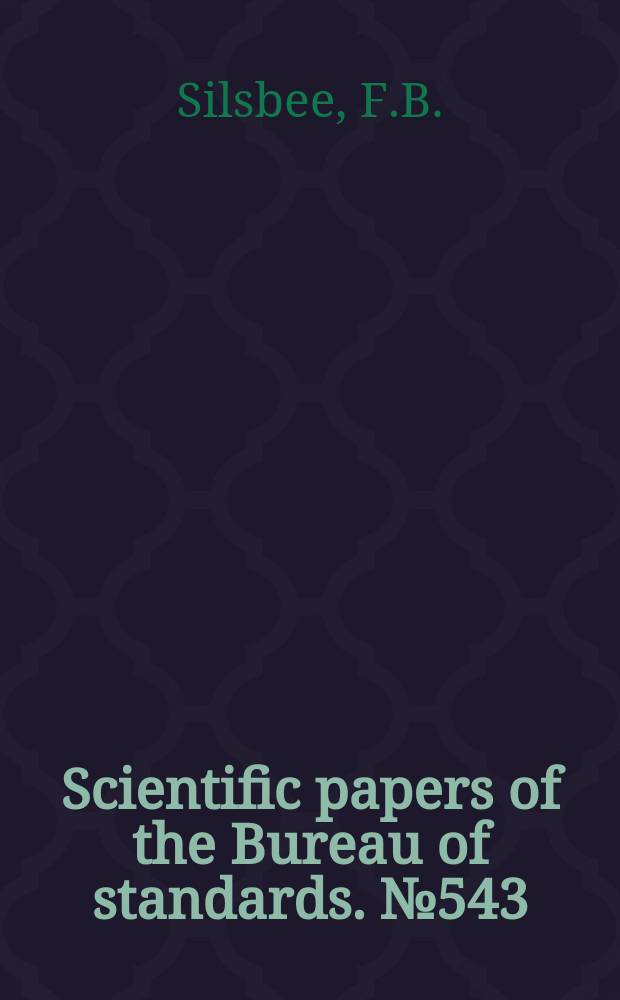Scientific papers of the Bureau of standards. №543 : Linkage - current diagram for representing magneto operation