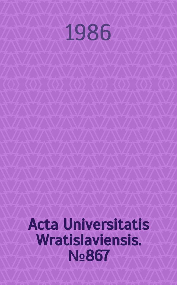 Acta Universitatis Wratislaviensis. № 867 : Prawo natury i umowa społeczna w filozofii przedsokratejskiej