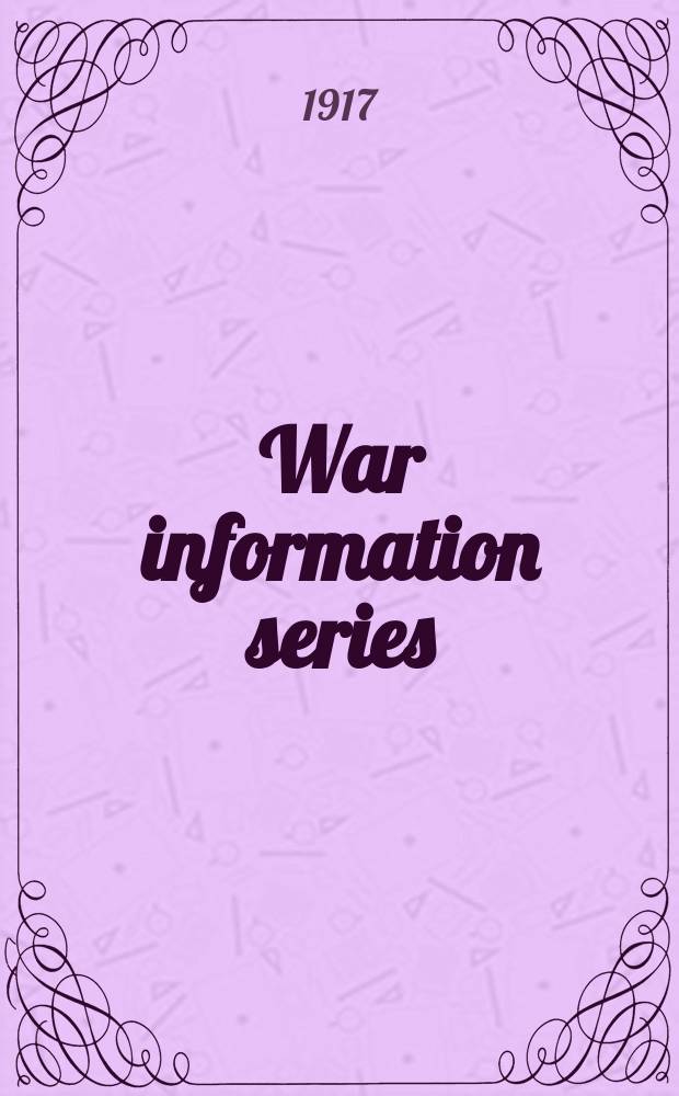 War information series