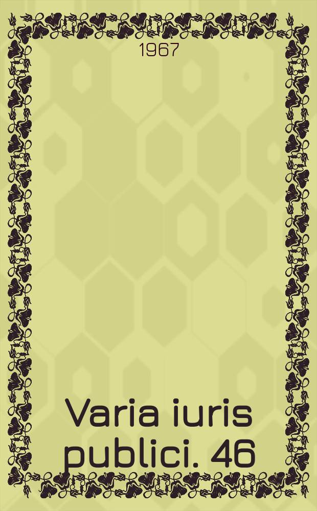 Varia iuris publici. 46 : Schule und Religion