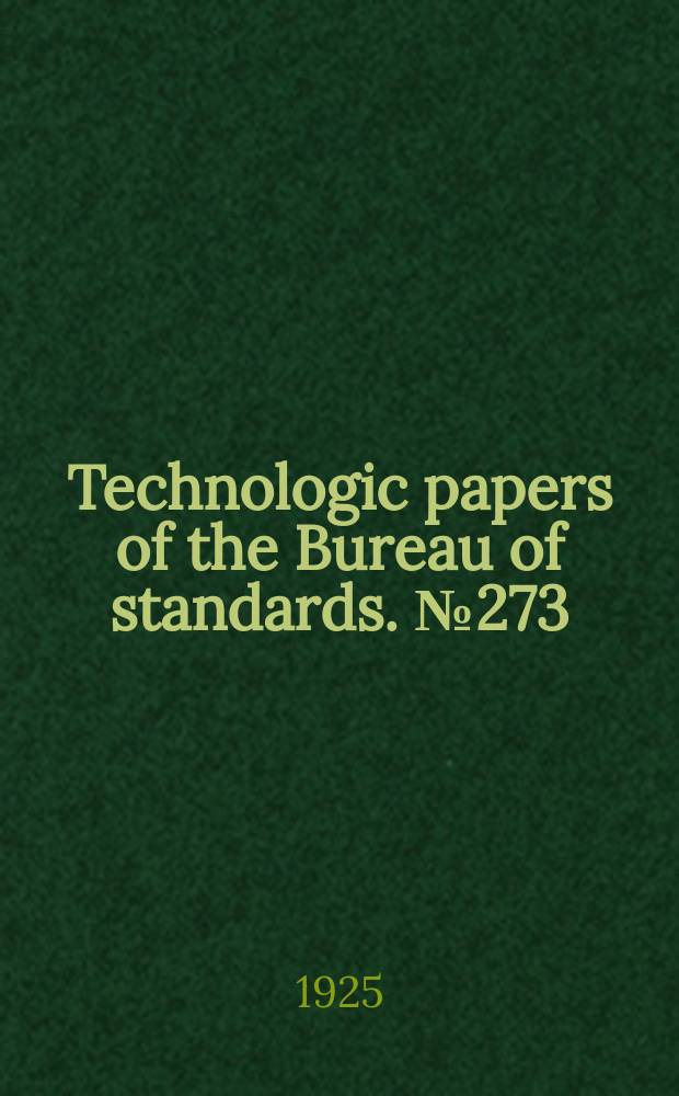 Technologic papers of the Bureau of standards. №273 : Performance tests of a liquid laundry soap used with textile materials