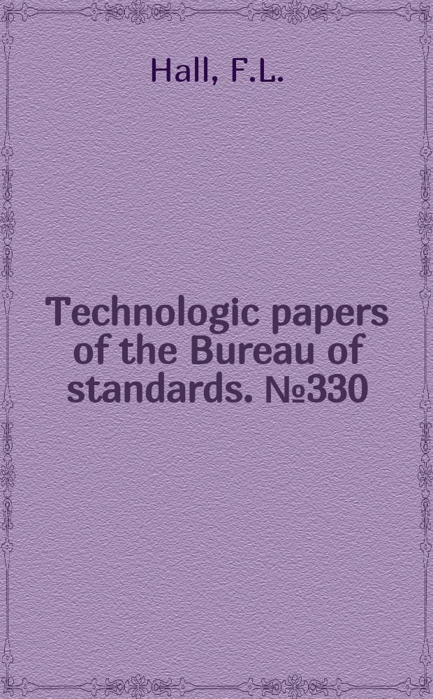 Technologic papers of the Bureau of standards. №330 : Resistance of conductors of various types and sizes as windings of single - layer coils at 150 to 6000 kilocycles
